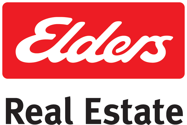 Elders Real Estate logo 4col portrait black